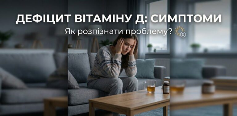 Дефіцит вітаміну Д симптоми: як розпізнати проблему