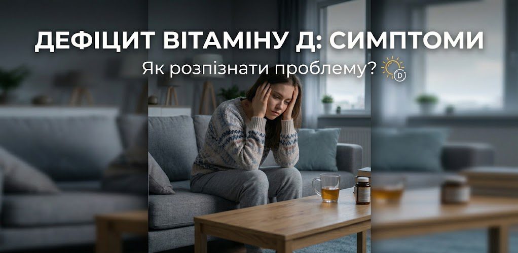 Дефіцит вітаміну Д симптоми: як розпізнати проблему