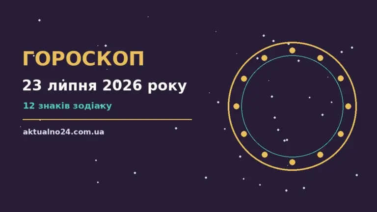 Зодіакальний знак на тлі ранкового неба, гороскоп на 23 липня 2026 року