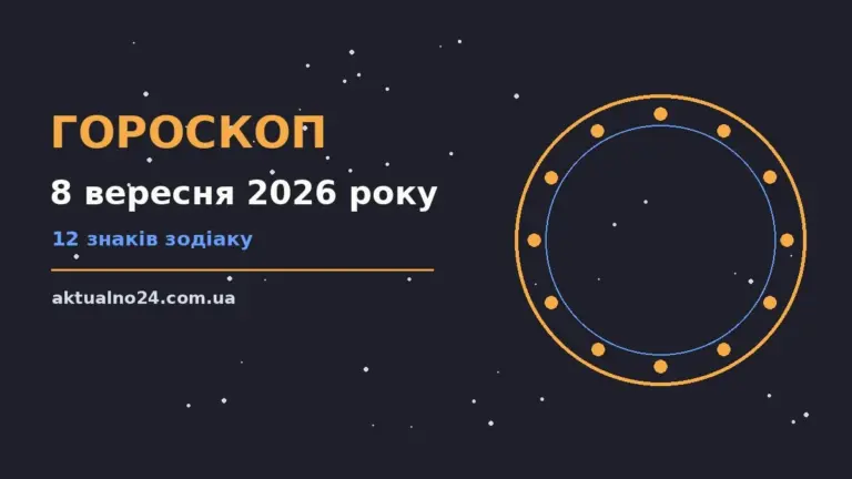 Астрологічний гороскоп на 8 вересня 2026 року: поради для грошей і кохання