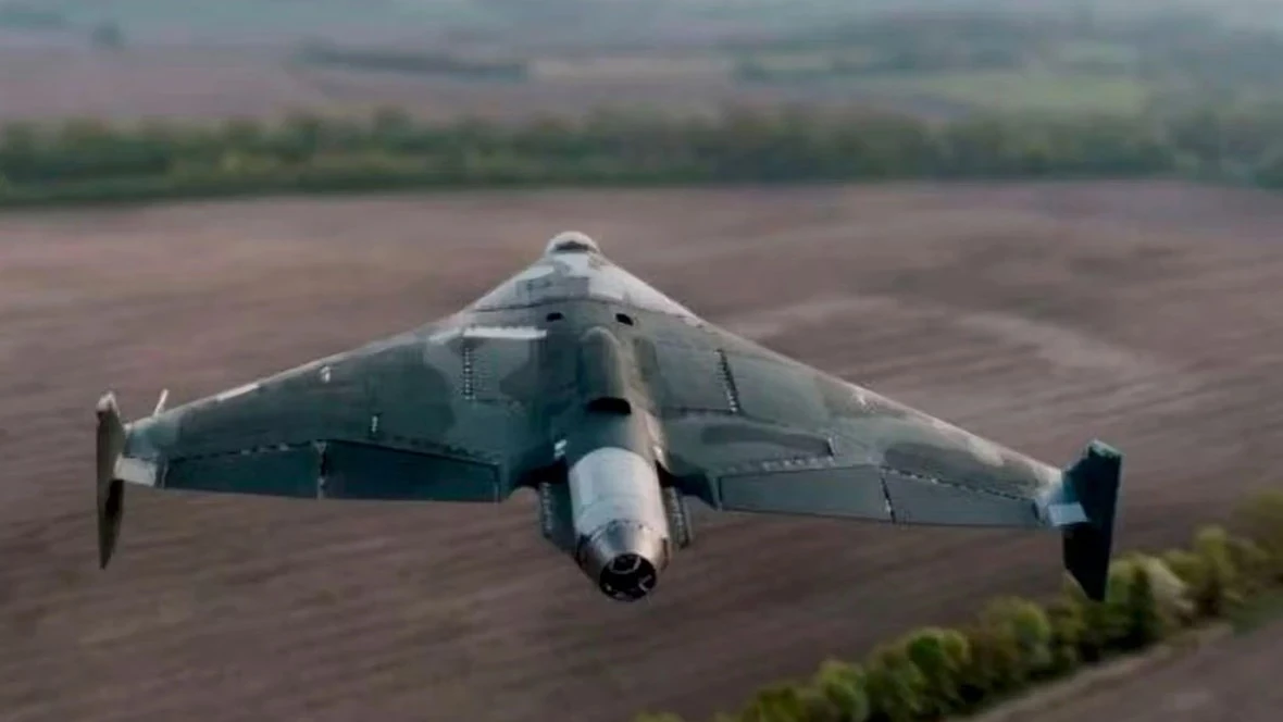 Російський реактивний дрон «Герань-4» (ілюстративне фото)
