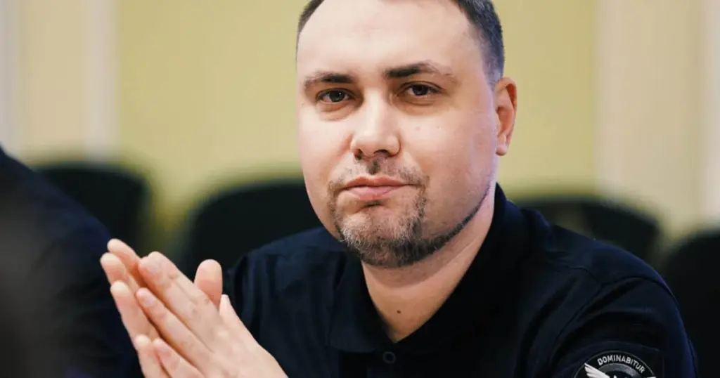 Кирило Буданов під час брифінгу